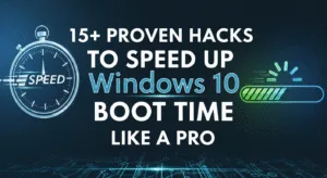 Speed Up Windows 10 Boot Time