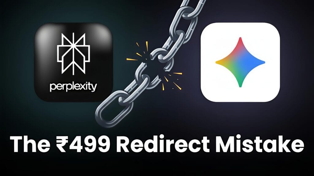 Perplexity India Domain Redirect ₹499 Gemini Mistake