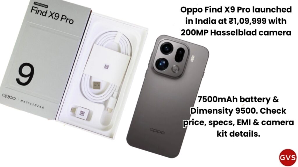 Oppo Find X9 Pro Price in India 200MP Camera Beast