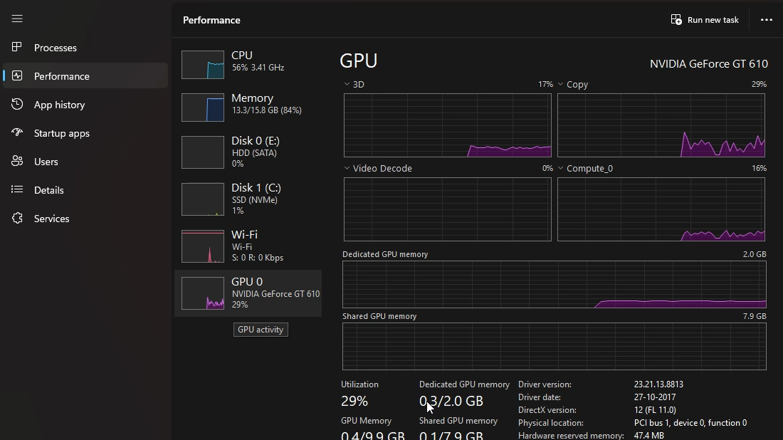 My-System-Specifications(GPU-NVIDIA GeForce GT 610-2GB) My-System-Specifications(GPU-NVIDIA GeForce GT 610-2GB)