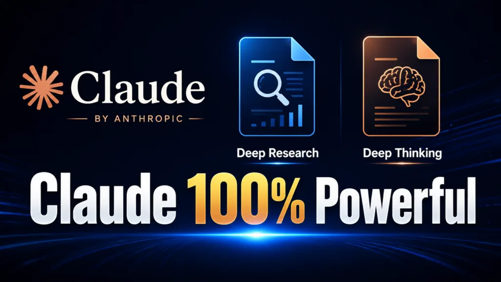 Add Deep Research & Deep Thinking Skills in Claude AI (Smart Trick 2026)