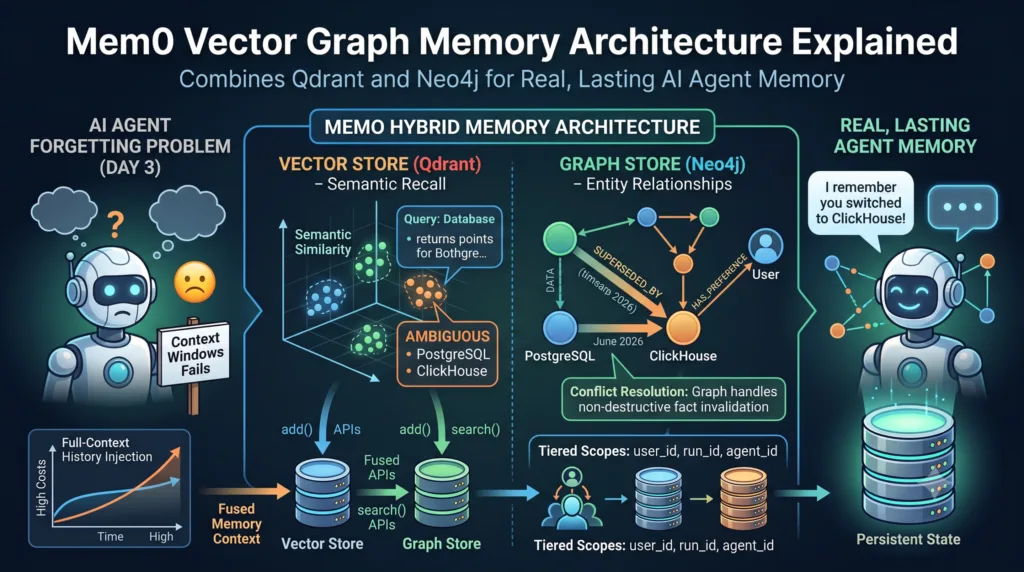 Mem0 Vector Graph Memory Architecture Explained
